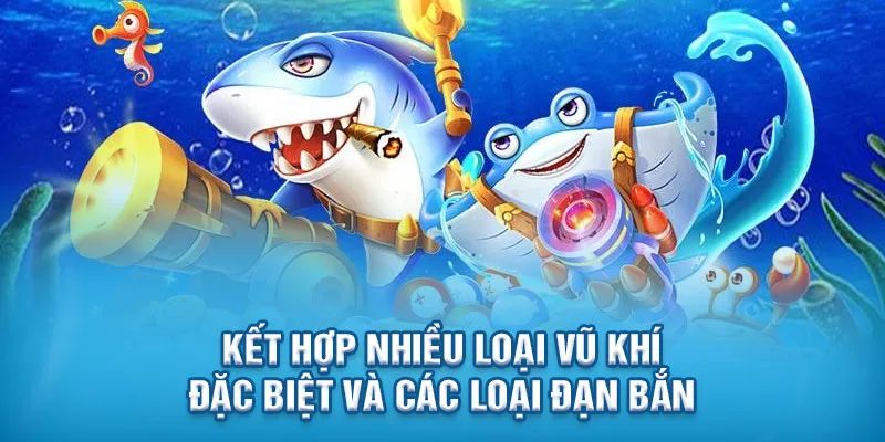 Kết hợp vũ khí và đạn trong Bắn Cá Tây Du Ký Hitclub