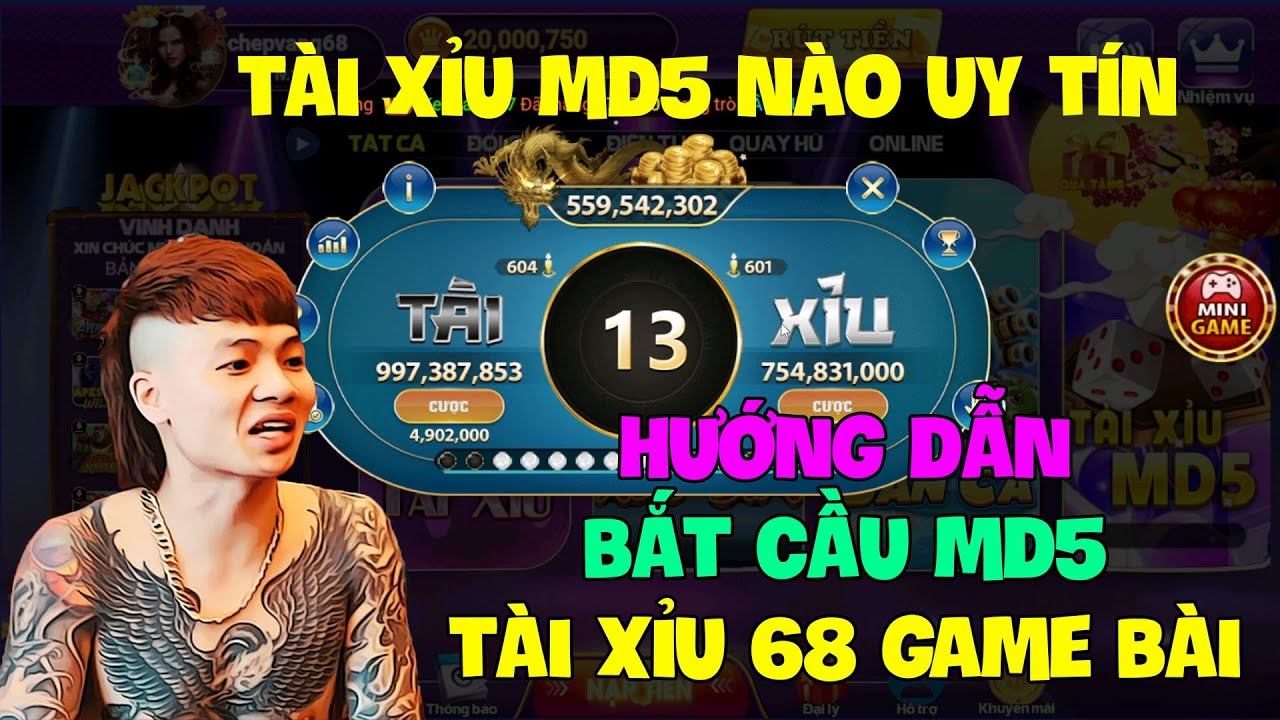 Tài Xỉu MD5 - Khám Phá Trò Chơi Cá Cược Trực Tuyến Hấp Dẫn Nhất